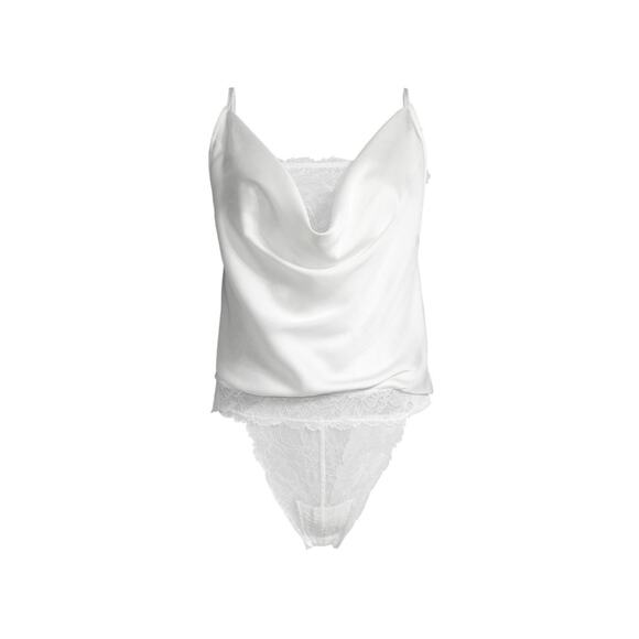 NWT Intimately Free people Double Date Bodysuit in Ivory Combo - Size M - Picture 6 of 12